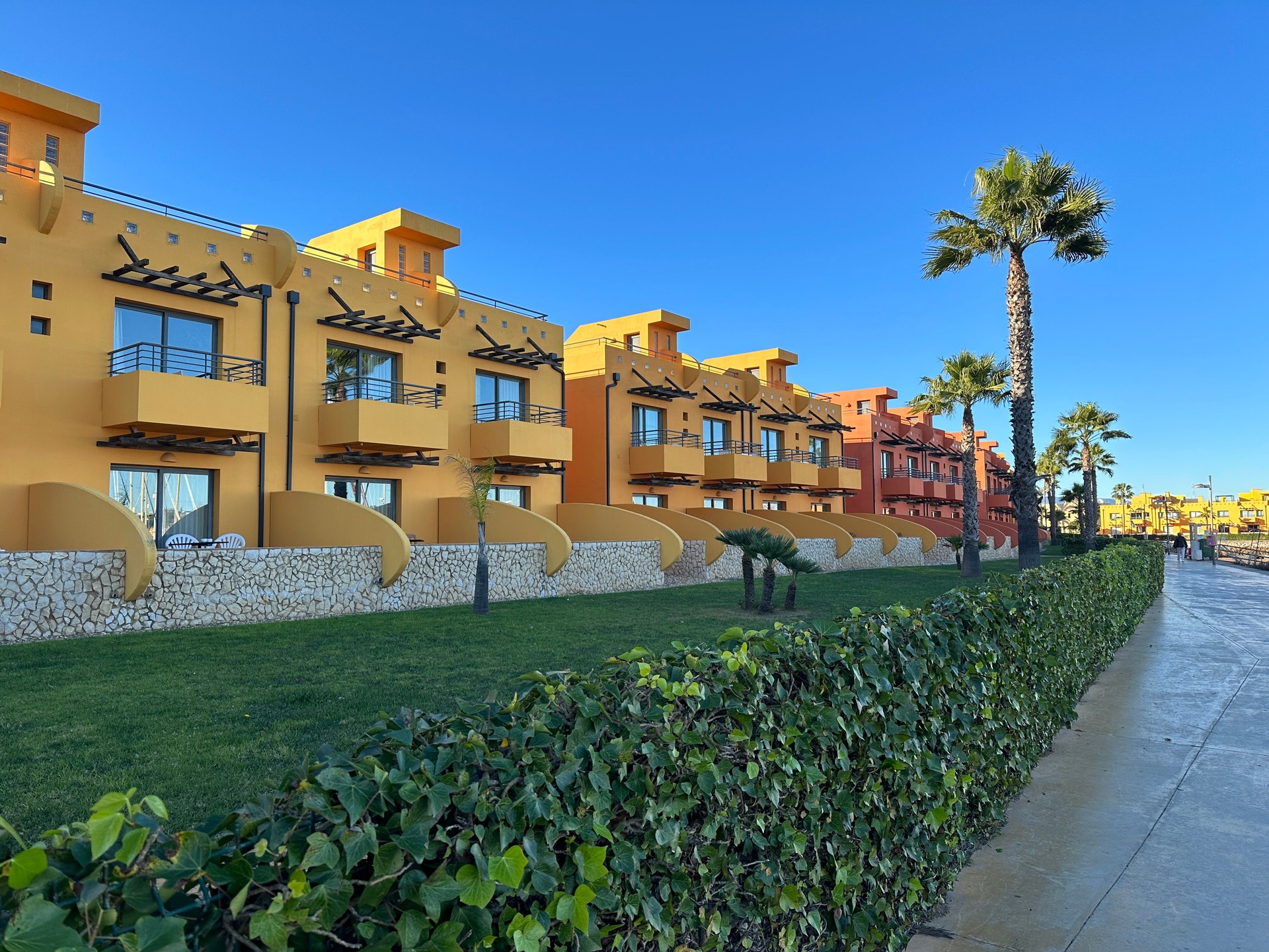 Row of townhouses